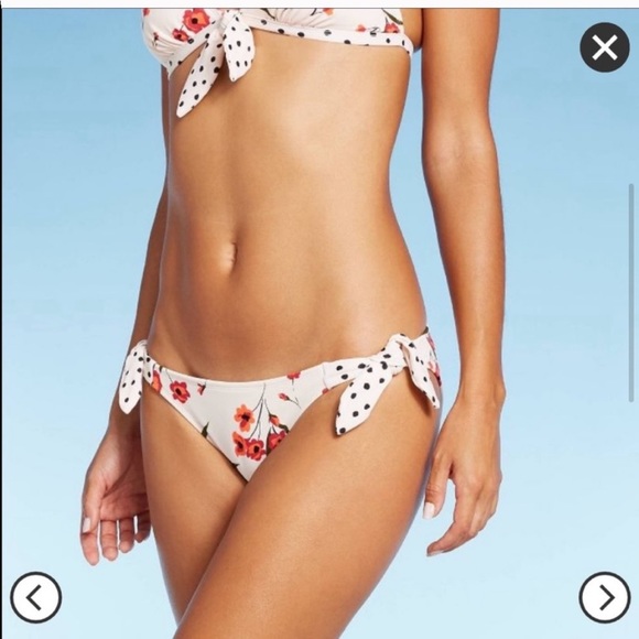 NWT S Adorbs floral bikini bottom +gift EC bottom! - Picture 3 of 8